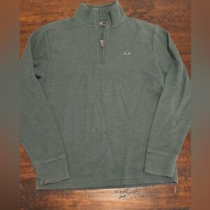 Vineyard Vines Boys Teal Zip-Up Sweater Size XS